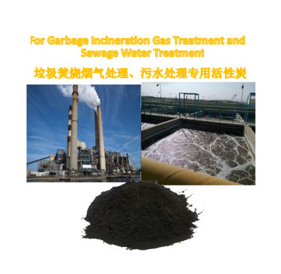 垃圾焚烧烟气处理、污水处理专用炭