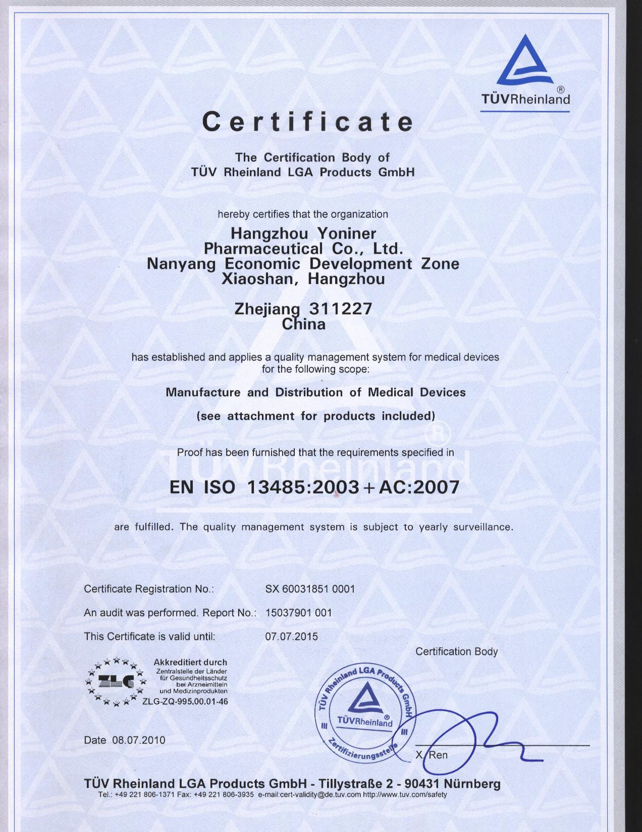 CE certification