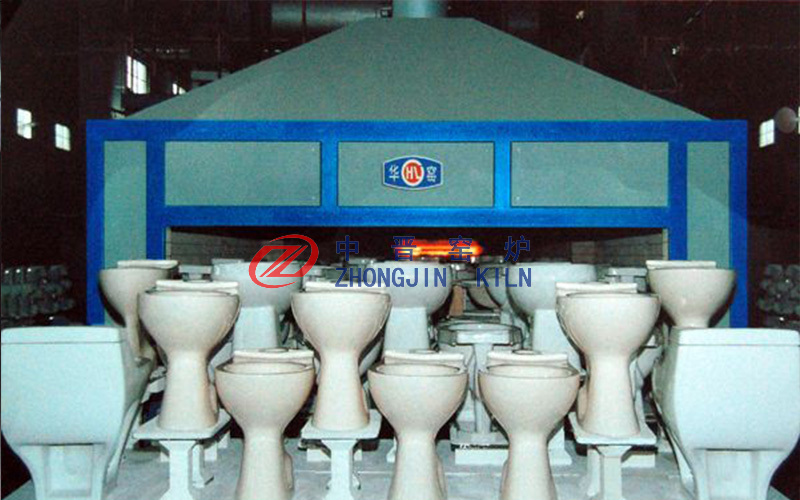 Sanitary porcelain tunnel kiln