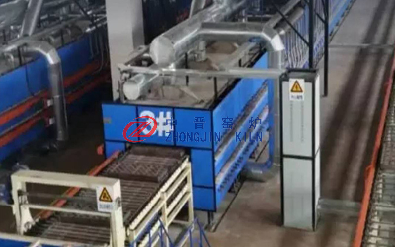 Four electric heating roller kilns for double-layer coal-to-oil catalyst