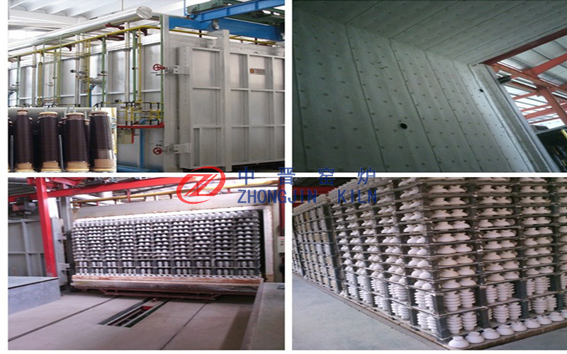 High voltage electric porcelain kiln