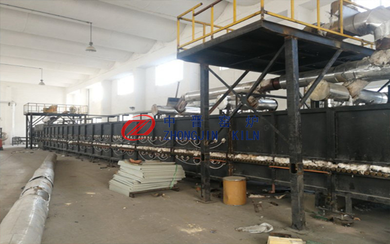 High temperature electric heating metal catalyst roller kiln