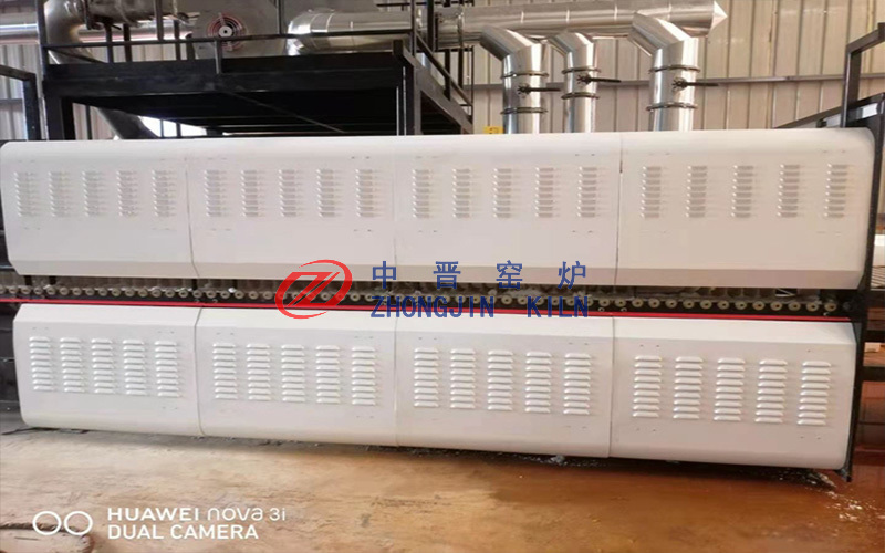 High temperature decomposition of ferrous sulfate 1260℃ electric heating roller kiln