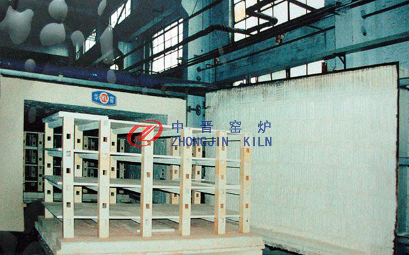Shuttle kiln for glass-ceramics
