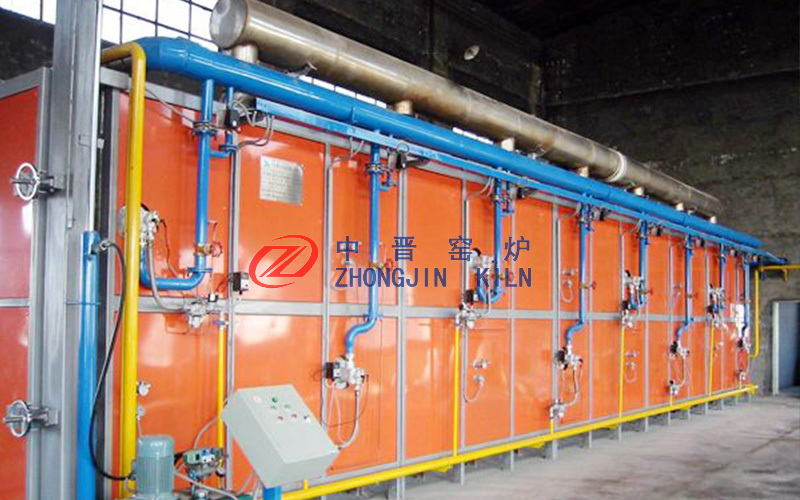 Glass-ceramics shuttle kiln production line