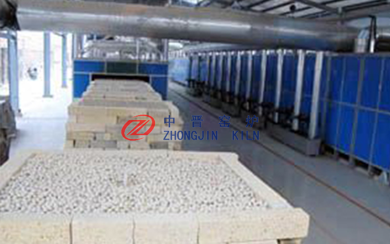 Light energy saving tunnel kiln