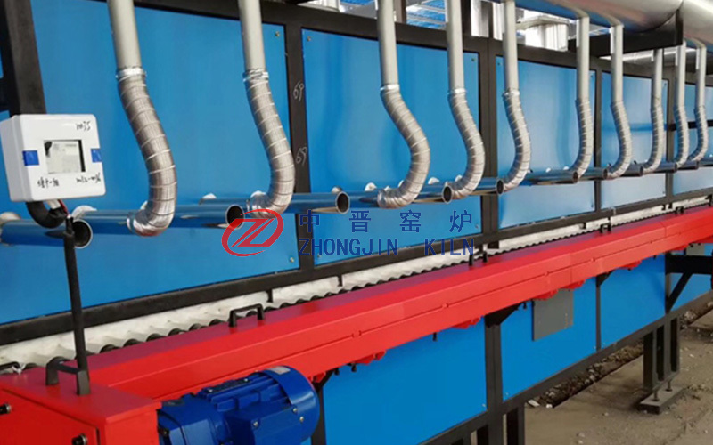 Full glazed roller kiln