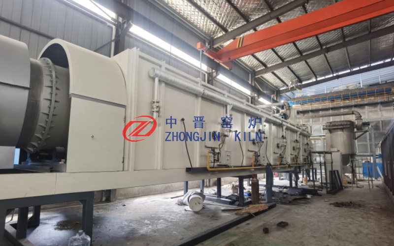 Sponge iron high temperature roller kiln