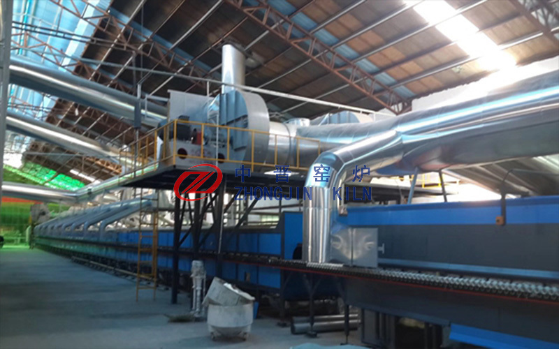 Large scale high-grade floor tile roller kiln