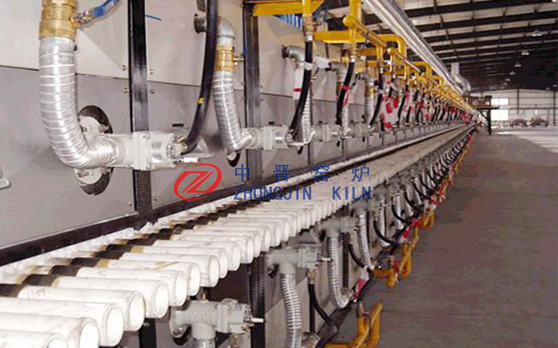 Glass-ceramics roller kiln