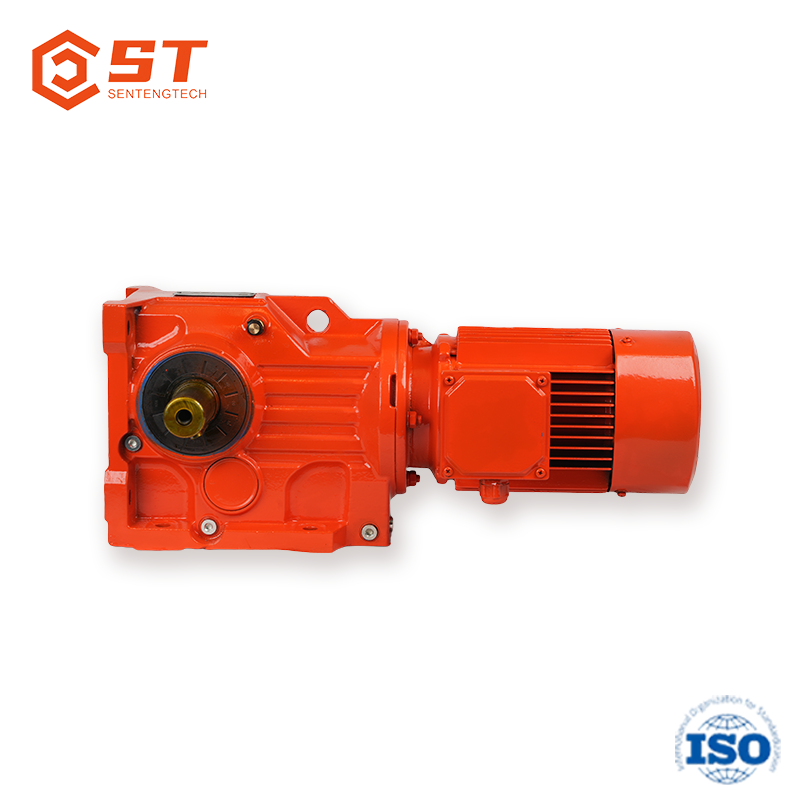 Bevel helical gearbox