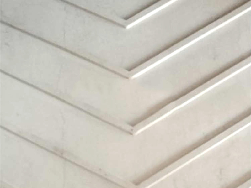 Cinta transportadora de grado alimenticio blanca con textura de espiga
