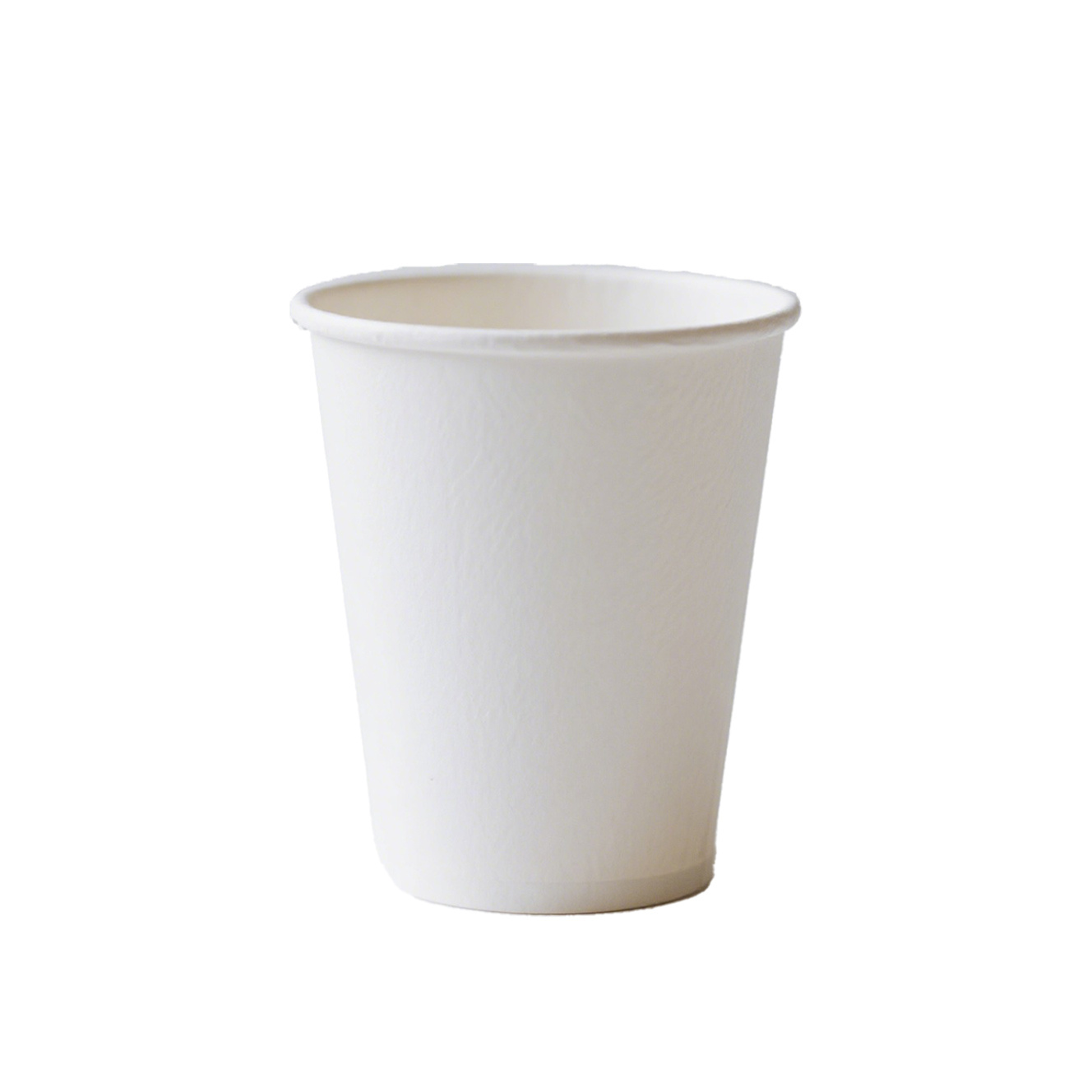 Round-bottom sugarcane bagasse compostable cup