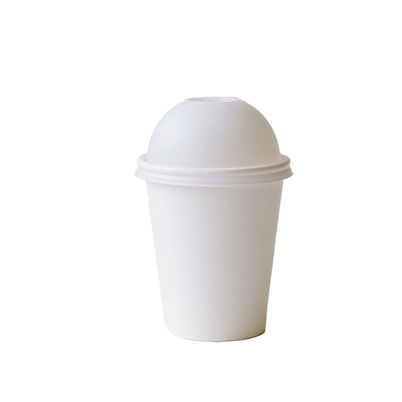 Degradable sugarcane bagasse cup lid