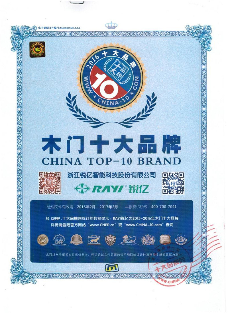 木门十大品牌