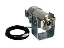 Rotary kiln carcass scanning temperature measurement system
