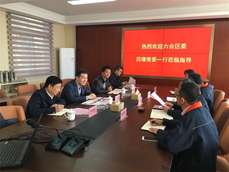 六合區(qū)委常委、統(tǒng)戰(zhàn)部長呂璟等一行調(diào)研平山公司