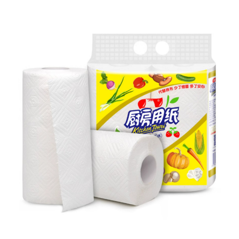 White Full Embossed 120 Sheets Kitchen Paper Towel White Full Embossed 120 Sheets Kitchen Paper Towel