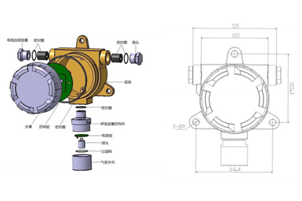 Suzhou NanoGrid explosion-proof hydrogen detector and vehicle specification thermal conductivity hydrogen sensor chip hit the market