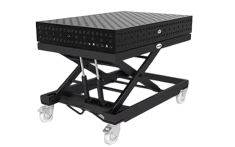 Lifting welding table