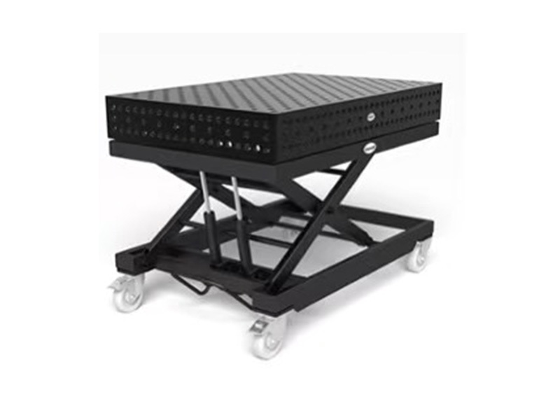 Lifting welding table