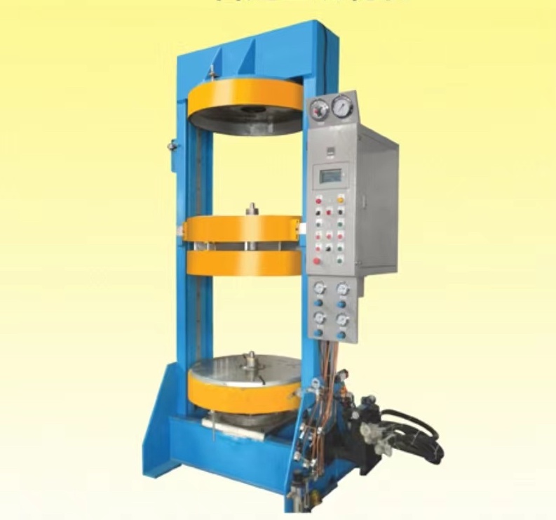 Double layers hydraulic automatic curing press