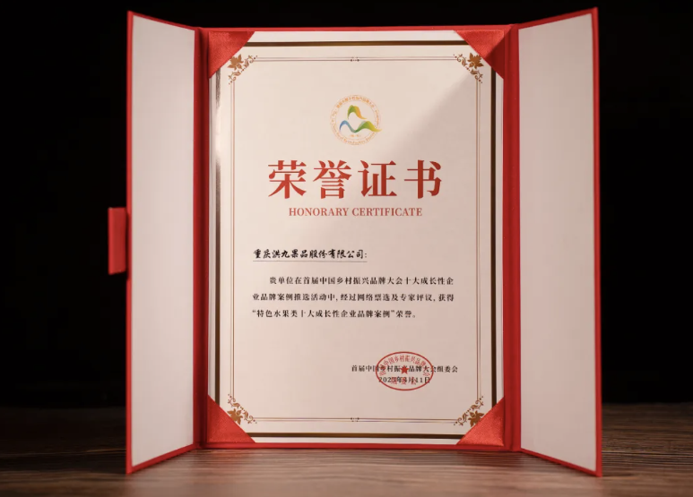 首届中国乡村振兴品牌大会“十大成长性企业品牌案例” 首届中国乡村振兴品牌大会“十大成长性企业品牌案例”