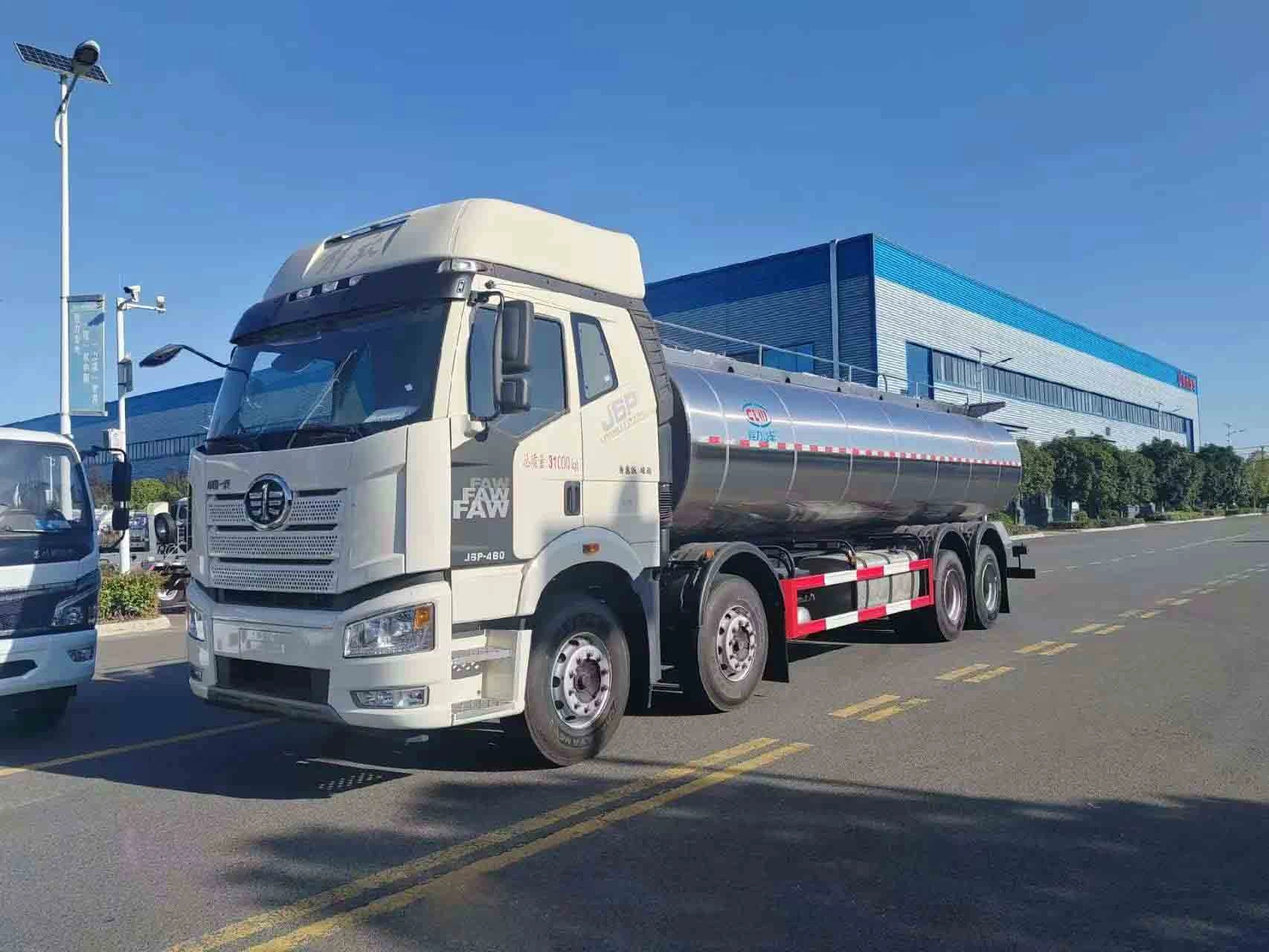 22-25 cubic fresh milk tank transporter