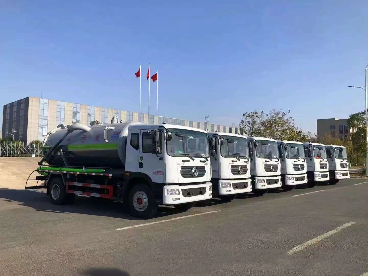 12-15 cubic-meter Dongfeng fecal suction truck