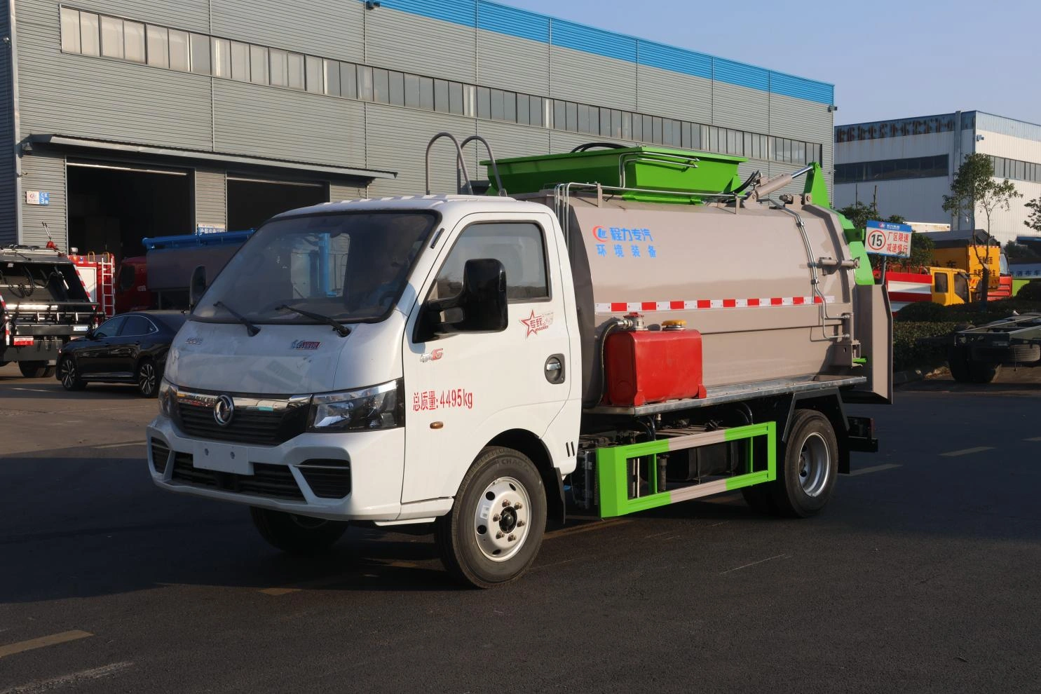5cbm Dongfeng food garbage truck