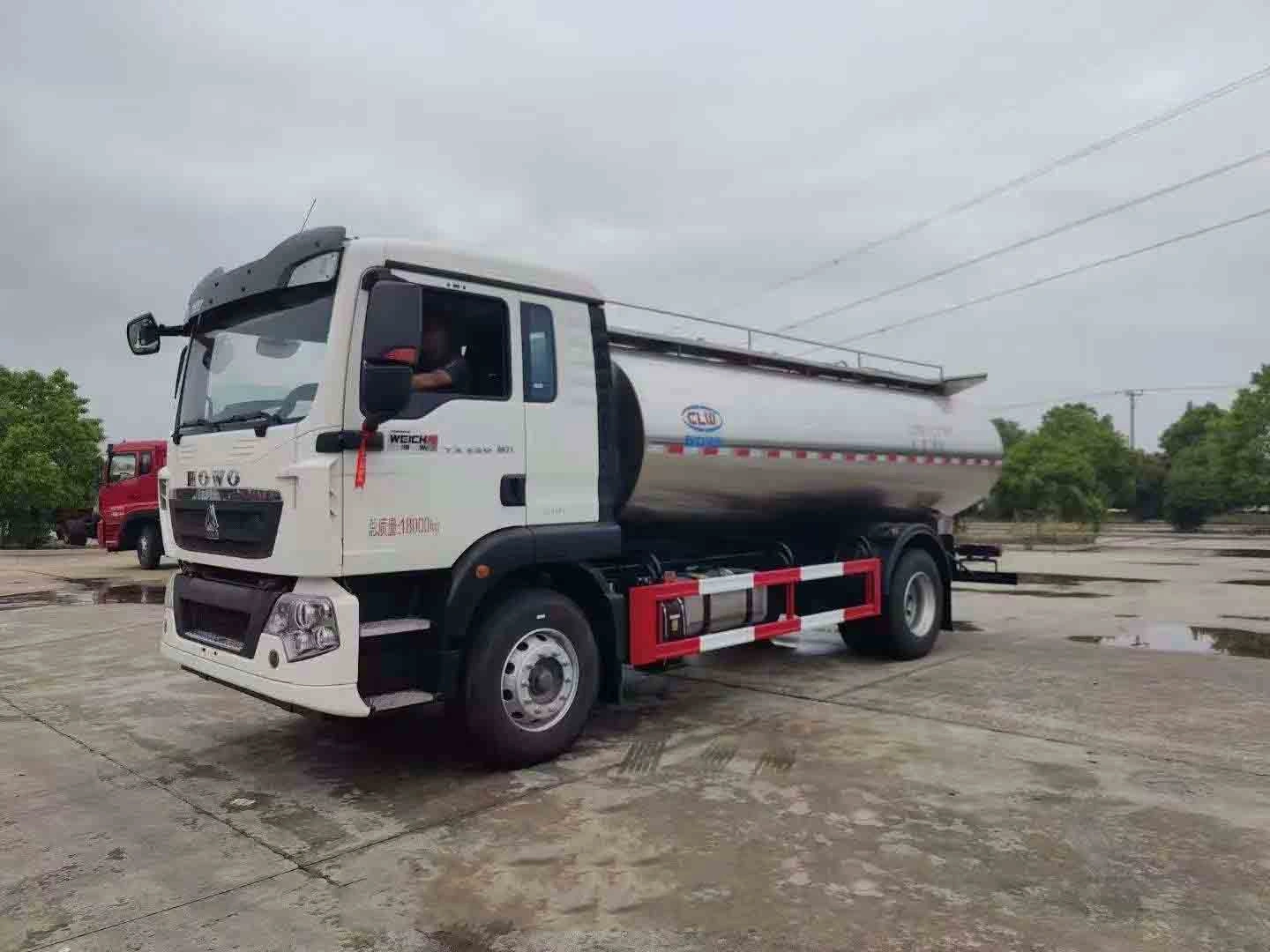 12 cubic fresh milk transport truck