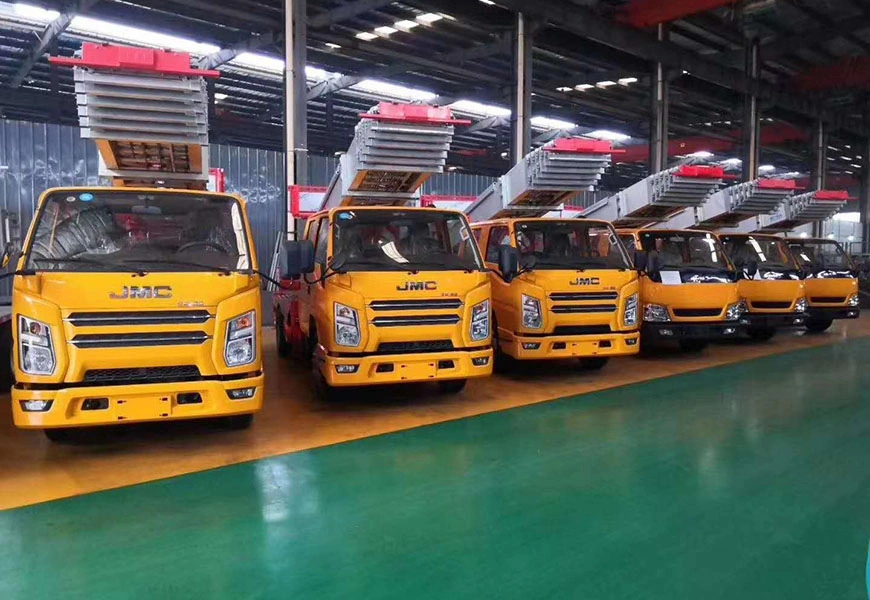 Ladder double row aerial work vehicle (32 meters)