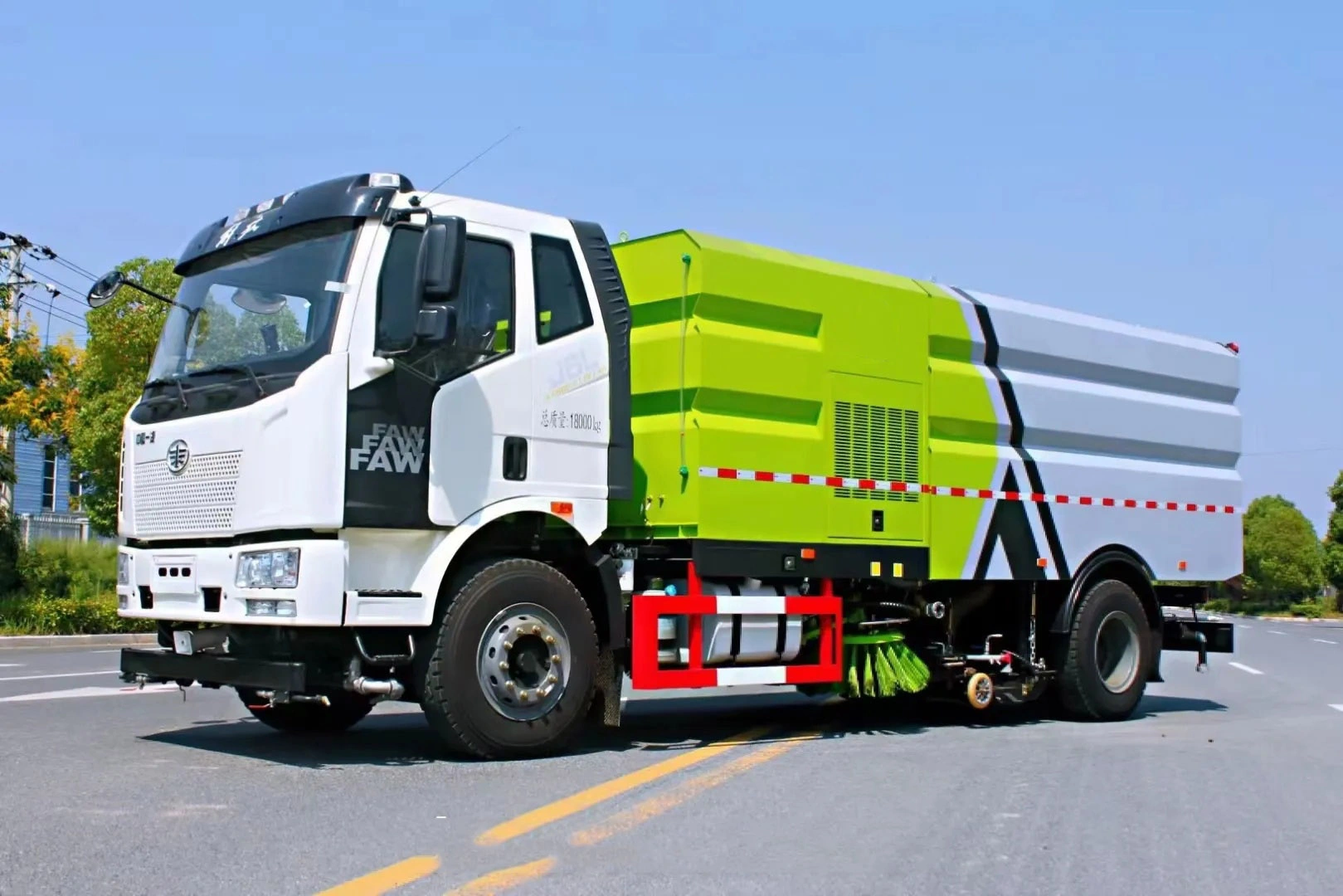 Jiefang sweeper truck