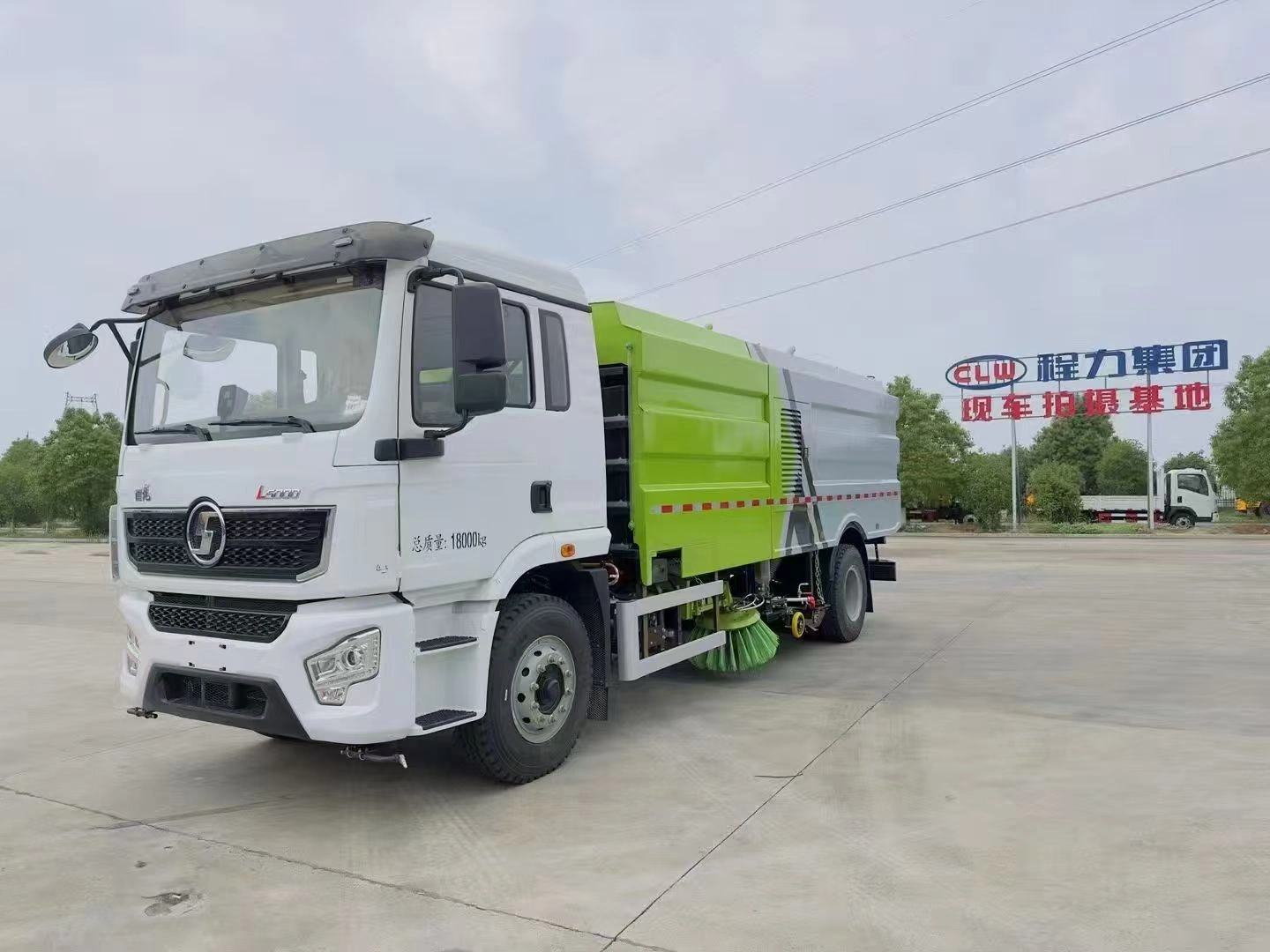 Shaanxi Automobile pure electric sweeper truck