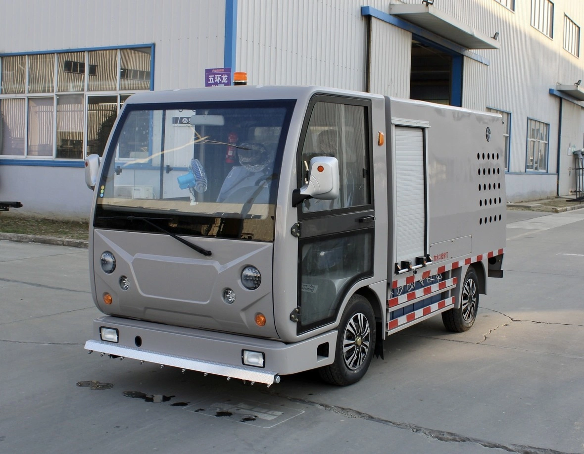 Four-wheel electric high-pressure floor scrubber