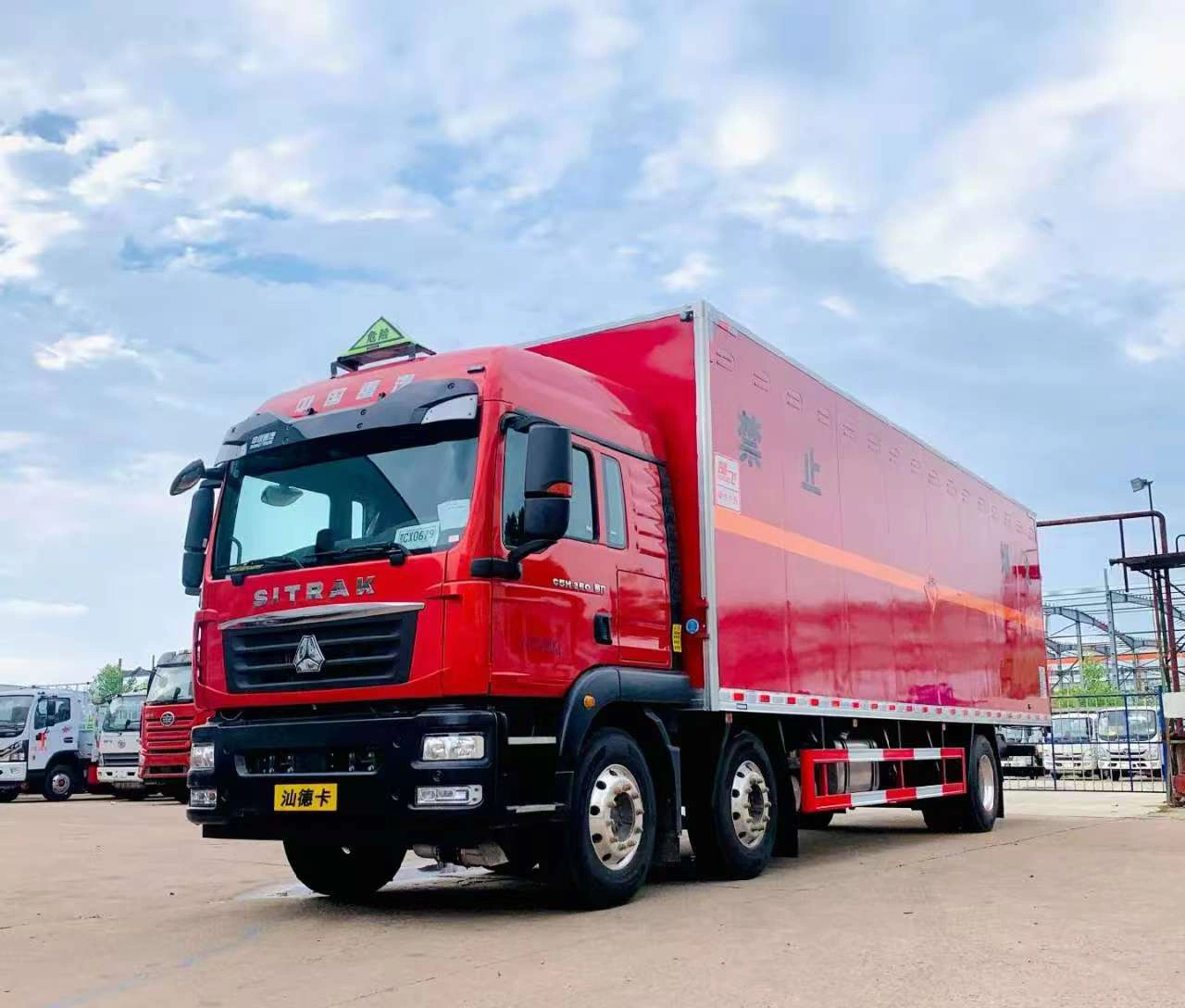 Large-scale Sinotruk blasting equipment transport truck