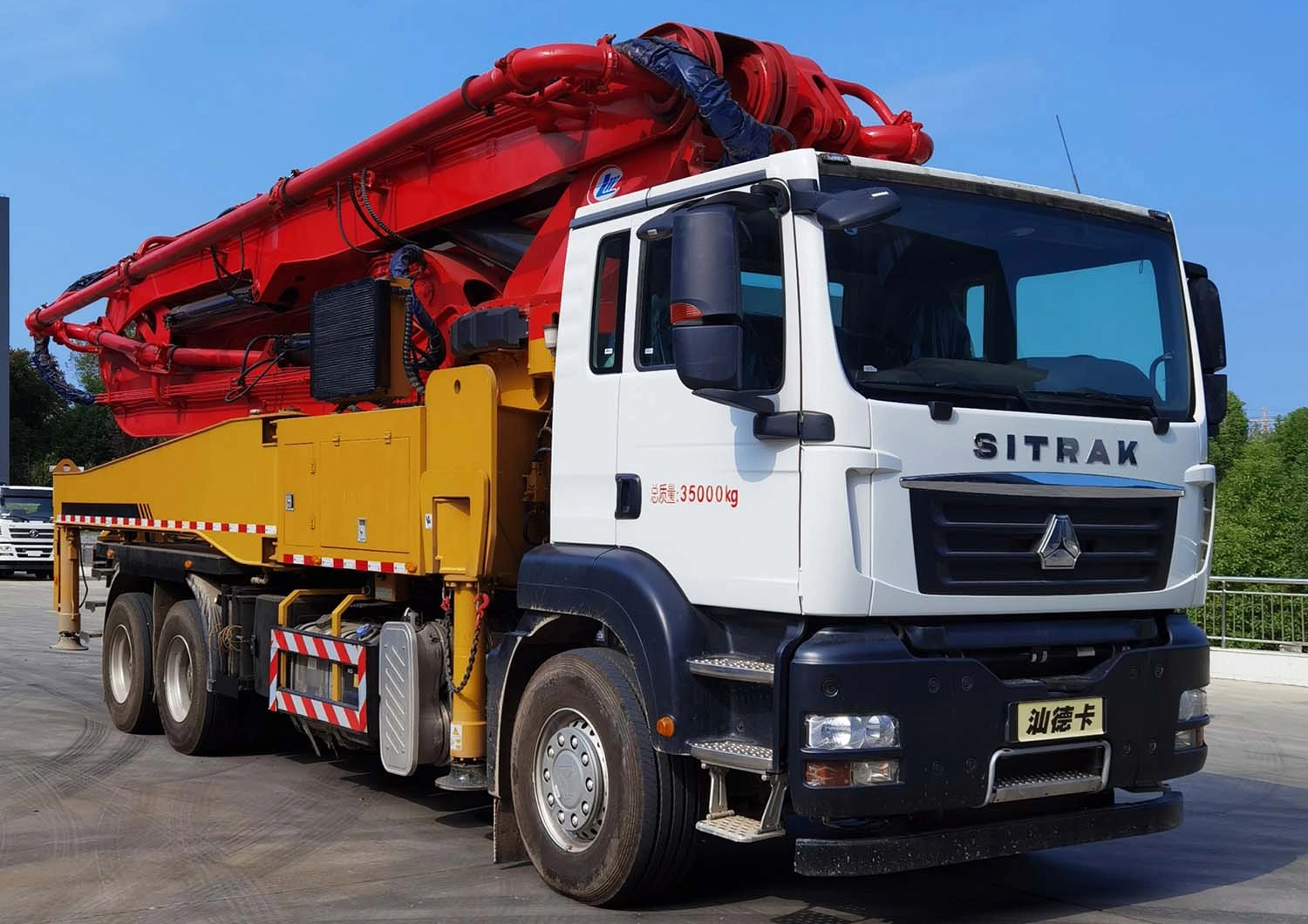 13-28m concrete pump truck