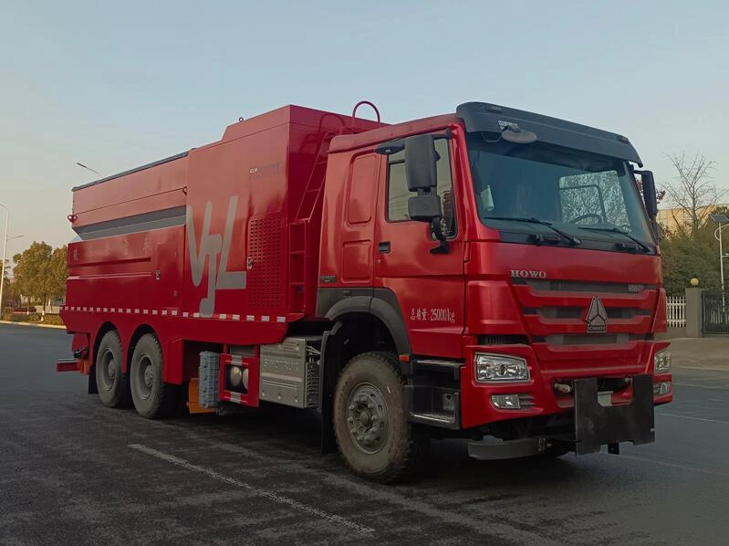 6X4 Sinotruk snow removal and ice breaking truck