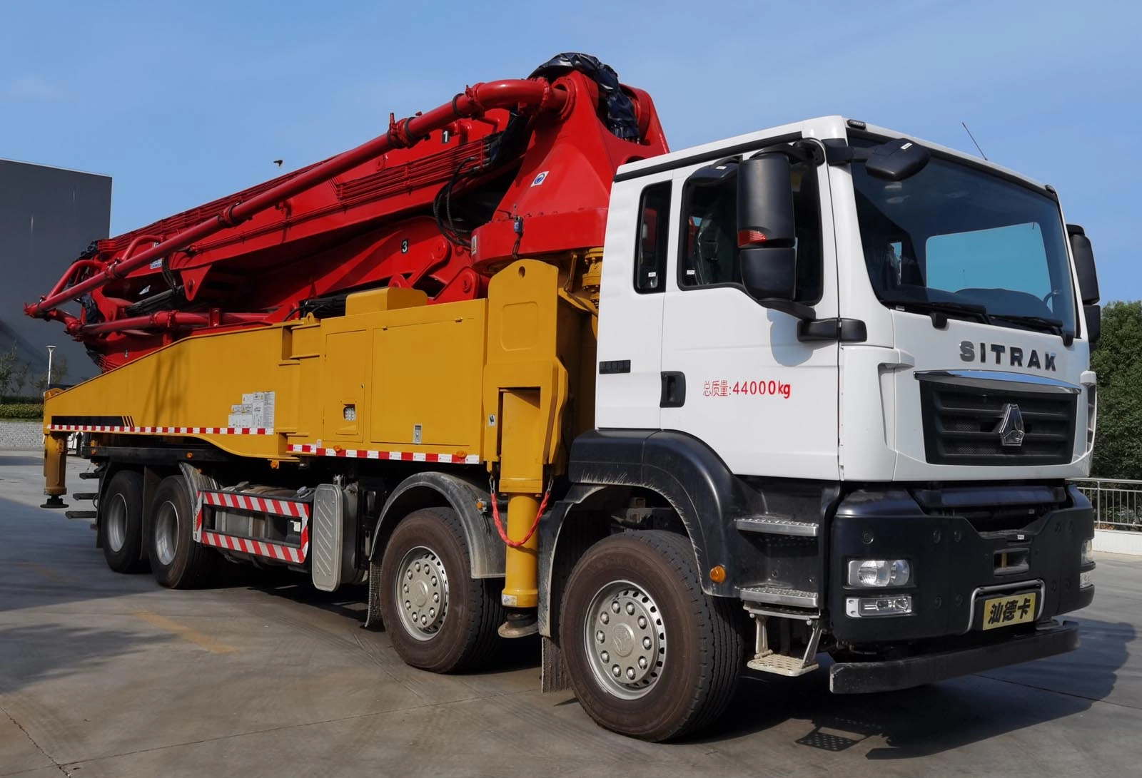 31-47m concrete pump truck