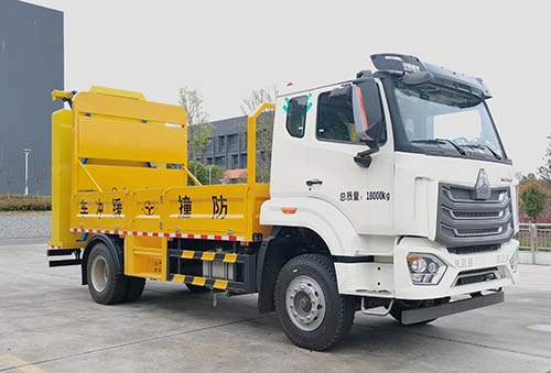 Large Sinotruk anti-collision buffer vehicle