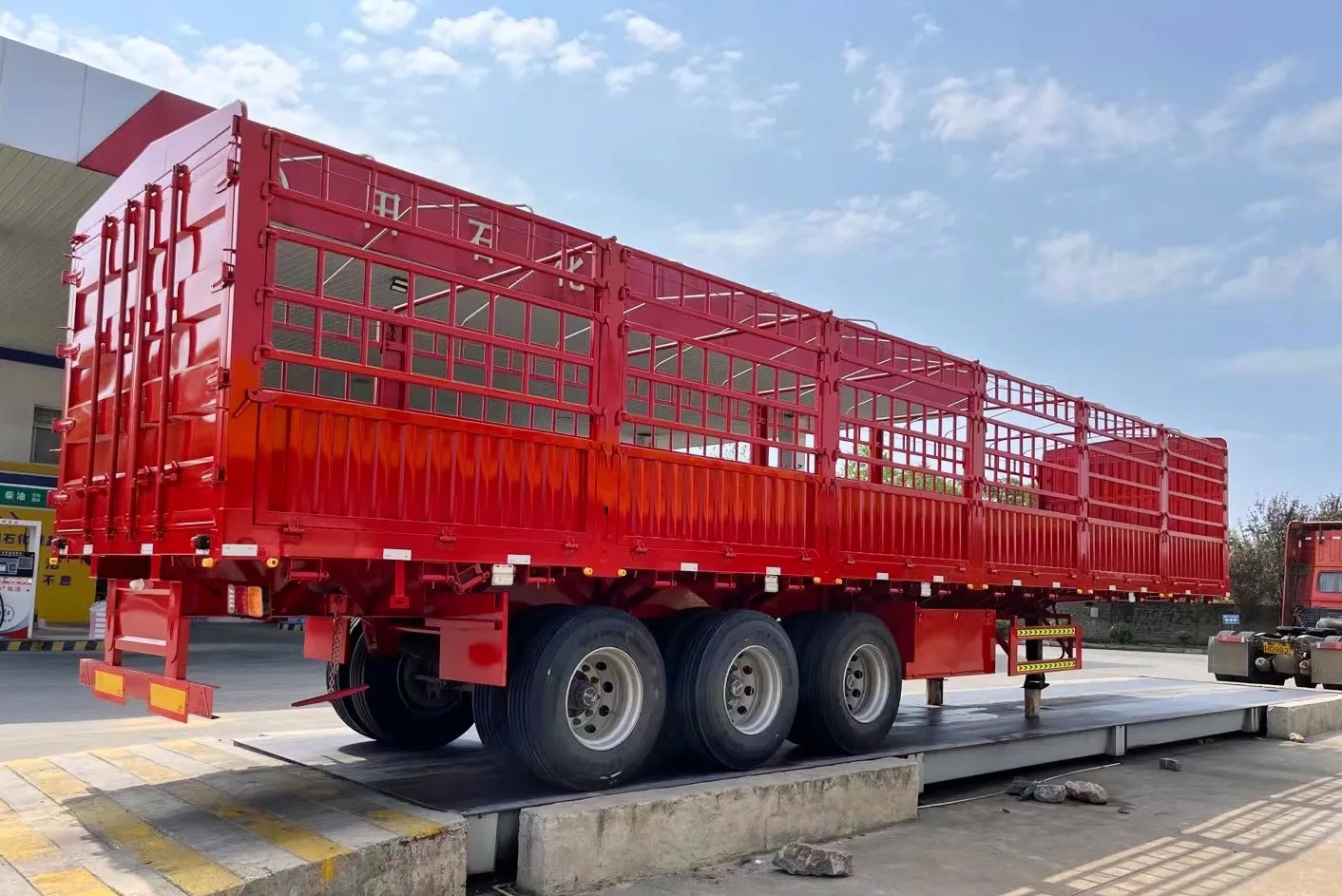 10-13 meter warehouse grid transport semi-trailer