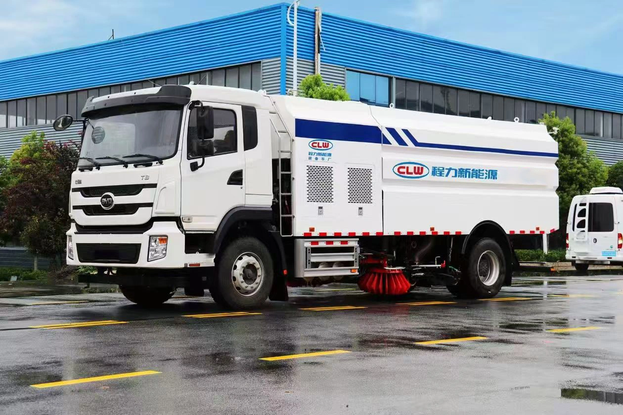 BYD new energy washing and sweeping vehicle