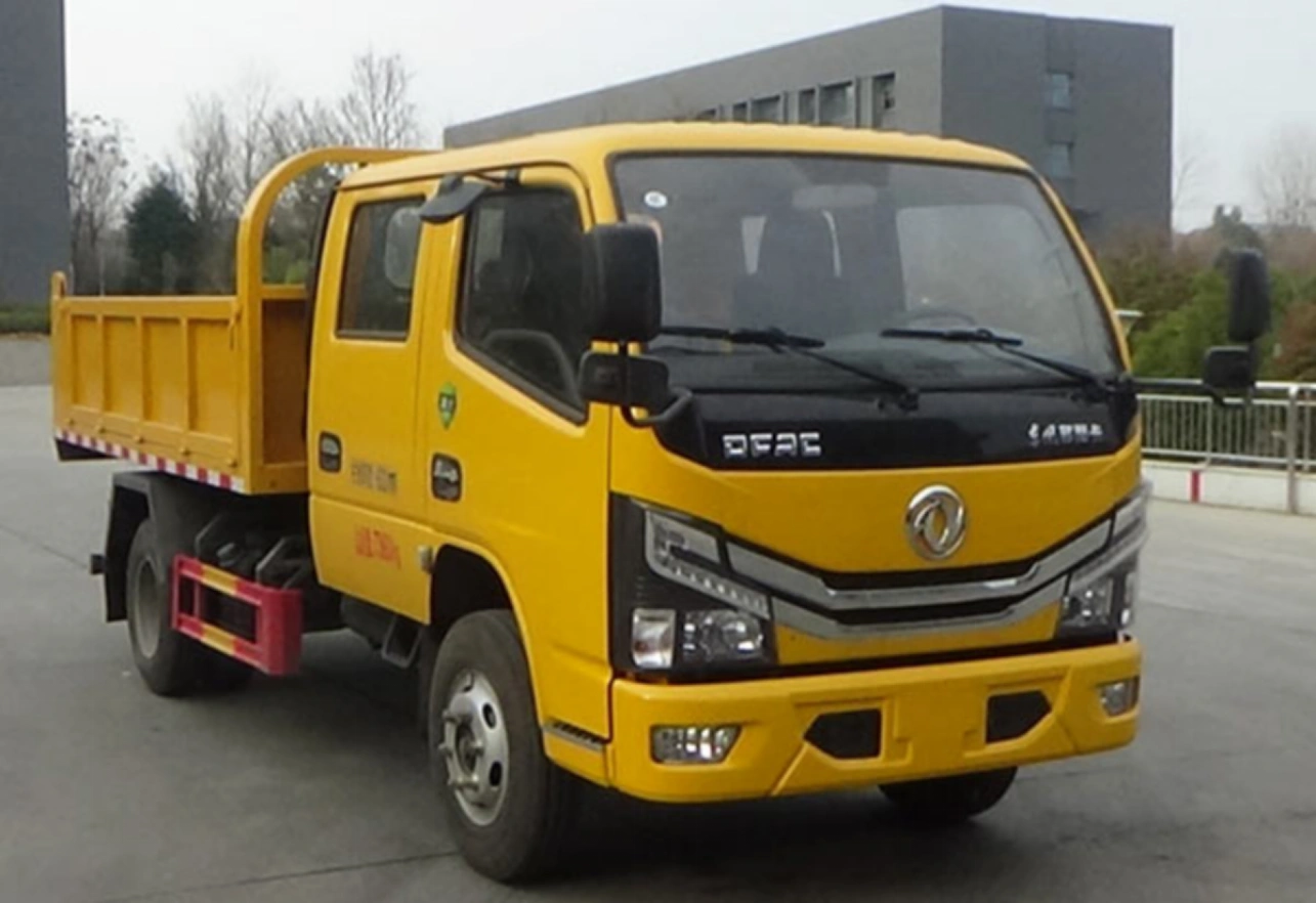 7T Dongfeng double-row dump truck
