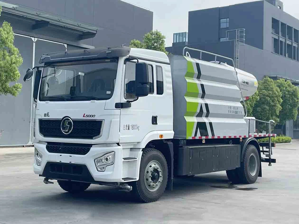 10-cubic-meter Shaanxi Automobile Pure Electric Multi-Purpose Dust Suppression Vehicle