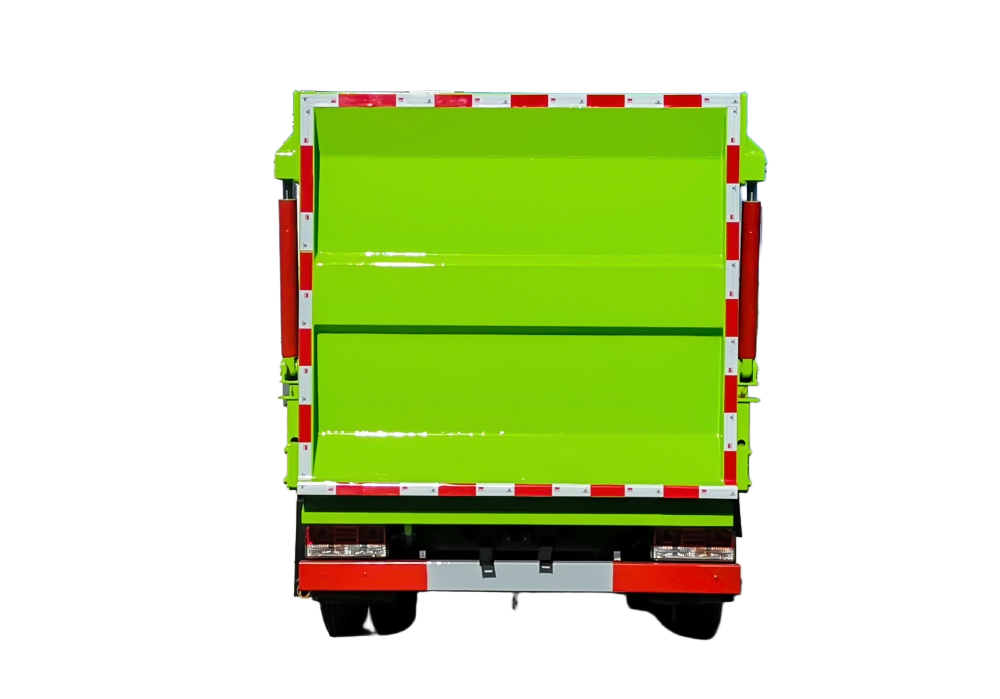 Dongfeng 7.5 cubic side-mounted compression garbage truck