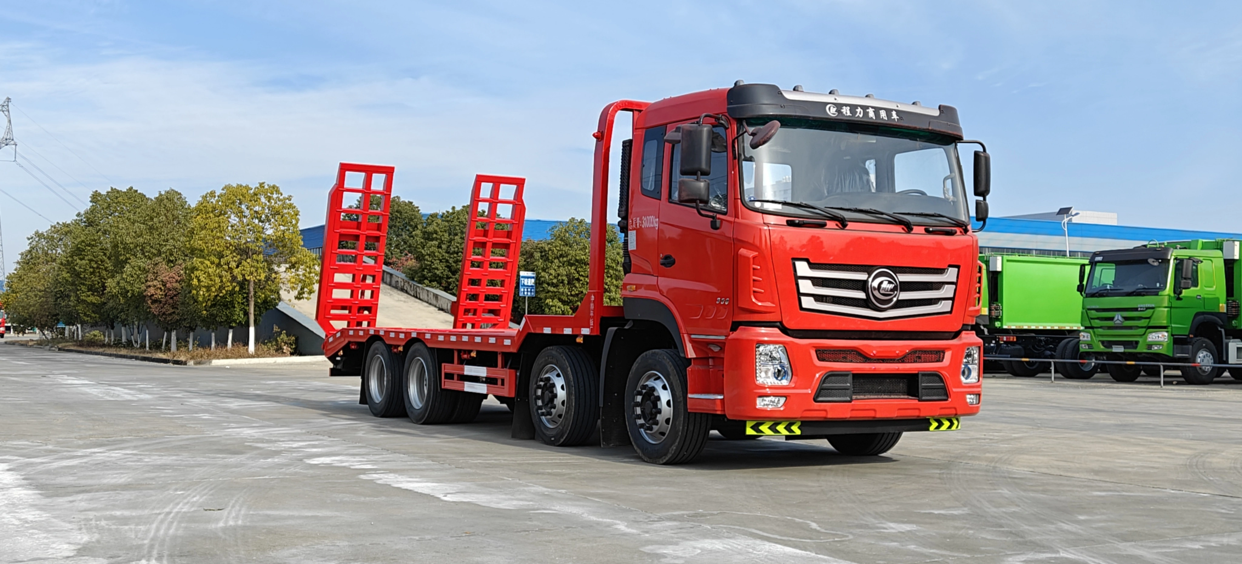 Chengli flatbed transporter (7.3m plate)