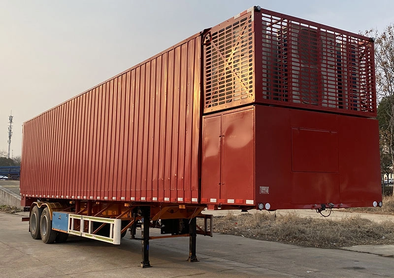 13.75-meter display semi-trailer