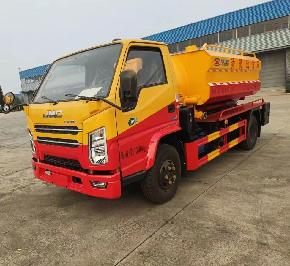 5 cubic meter JMC sewage cleaning and suction truck