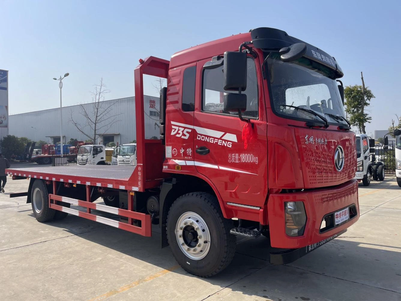 Dongfeng flatbed truck (7.4-9m flatbed)