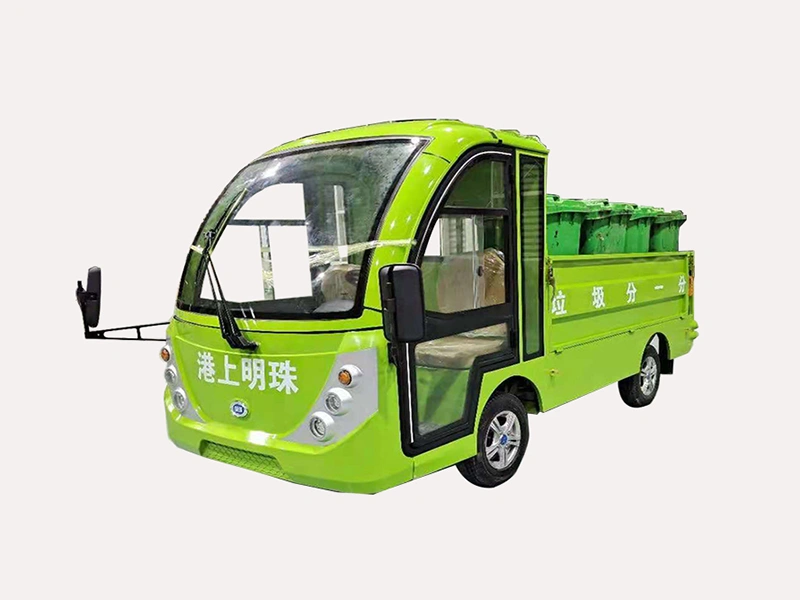 6-12 bin electric trash can transfer truck